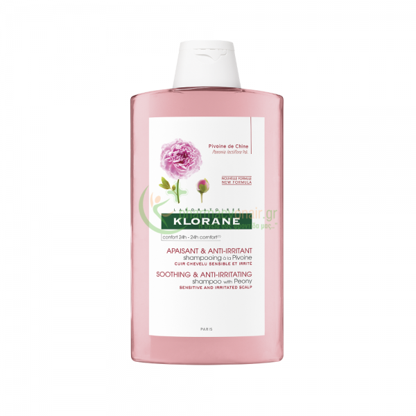 KLORANE - Shampooing Pivoine 400mL Σαμπουάν - Conditioner Μαλλιών