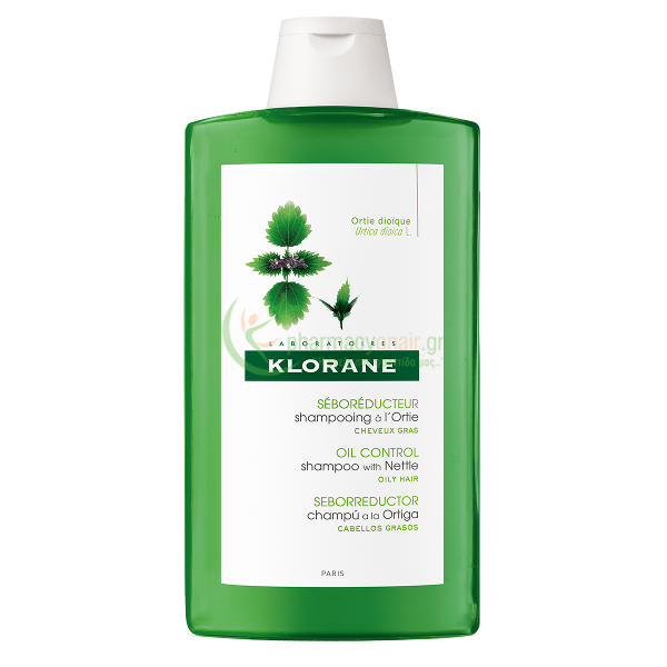KLORANE - Shampooing Ortie Seboreducteur 400mL Σαμπουάν - Conditioner Μαλλιών