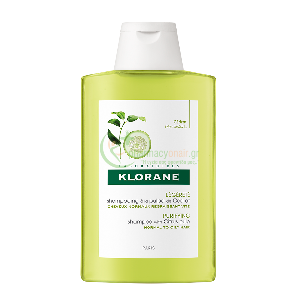 KLORANE - Shampooing A La Pulpe De Cedrat 200mL Σαμπουάν - Conditioner Μαλλιών