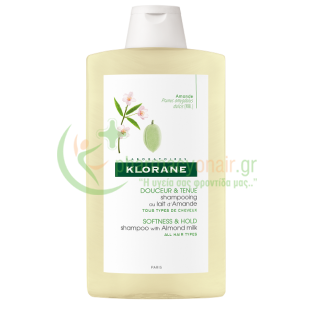 KLORANE - Shampooing Lait D' Amande 400mL Σαμπουάν - Conditioner Μαλλιών