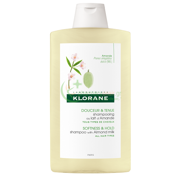 KLORANE - Shampooing Lait D' Amande 400mL Σαμπουάν - Conditioner Μαλλιών