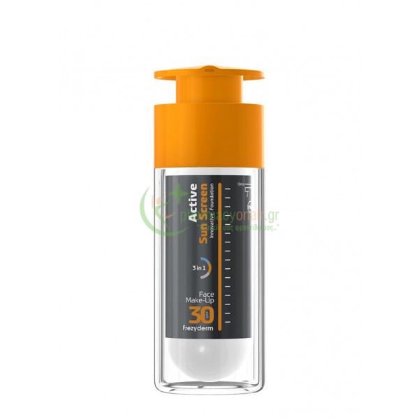 FREZYDERM - Active Sun Screen Face Foundation SPF30 30mL Αντηλιακά Προσώπου
