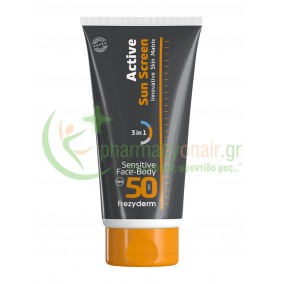 FREZYDERM - Active Sun Screen Sensitive Face-Body SPF50 150mL
