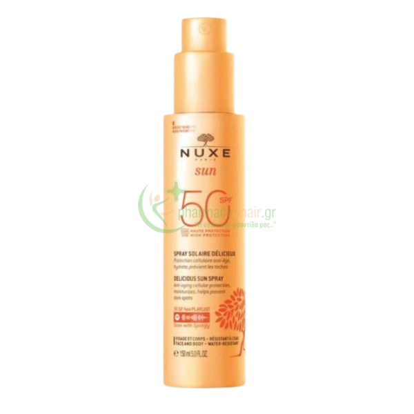 NUXE - Sun Spray Fondant Haute Protection SPF50 150mL Αντηλιακά Προσώπου