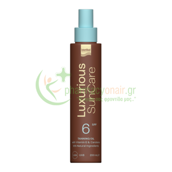 INTERMED - Luxurious Sun Care Tanning Oil with Vitamins A & E SPF6 200mL
