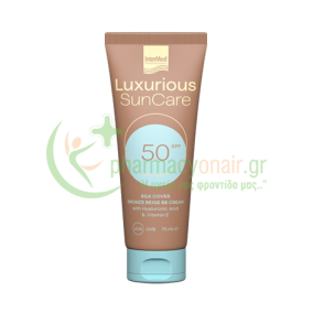 INTERMED - Luxurious Sun Care Silk Cover Bronze Beige with Hyaluronic Acid SPF50 75mL