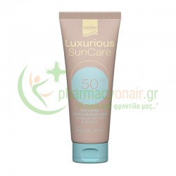 INTERMED - Luxurious Sun Care Silk Cover Natural Beige with Hyaluronic Acid SPF50 75mL
