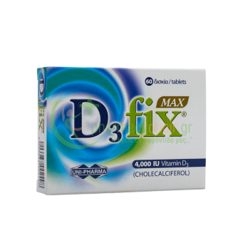 UNIPHARMA - D3 Fix Max 4000iu tabs 60s
