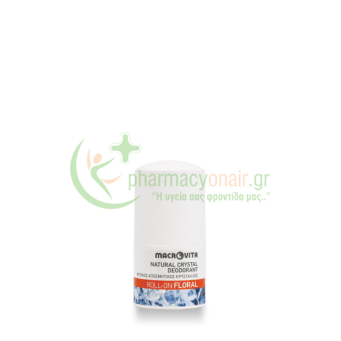 MACROVITA - Natural Crystal Deodorant Roll-On Floral 50mL