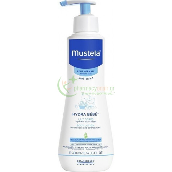 MUSTELA - Hydra Bebe Lait Corps 300mL Ενυδάτωση Προσώπου - Σώματος