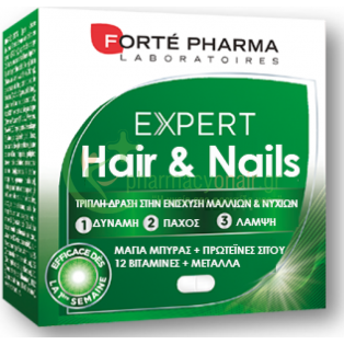 FORTE PHARMA - Expert Hair & Nails tabs 28s Αντιμετώπιση Τριχόπτωσης