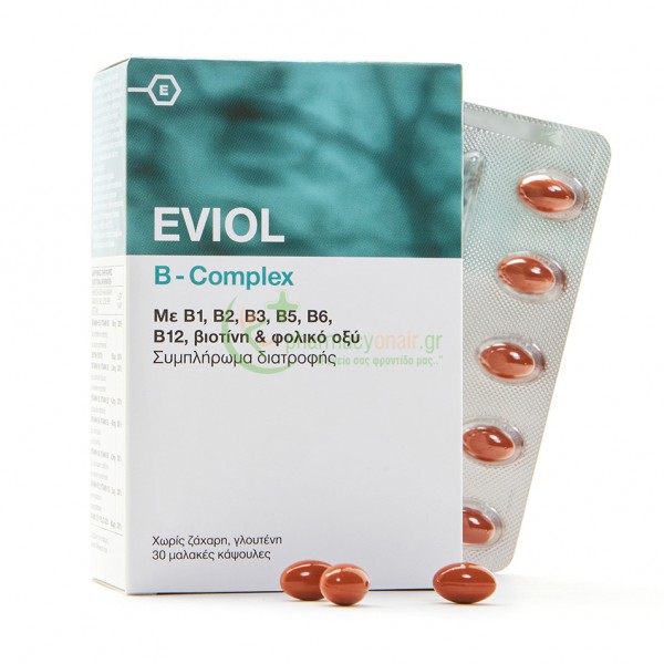 EVIOL - B-Complex caps 30s Τριχόπτωση