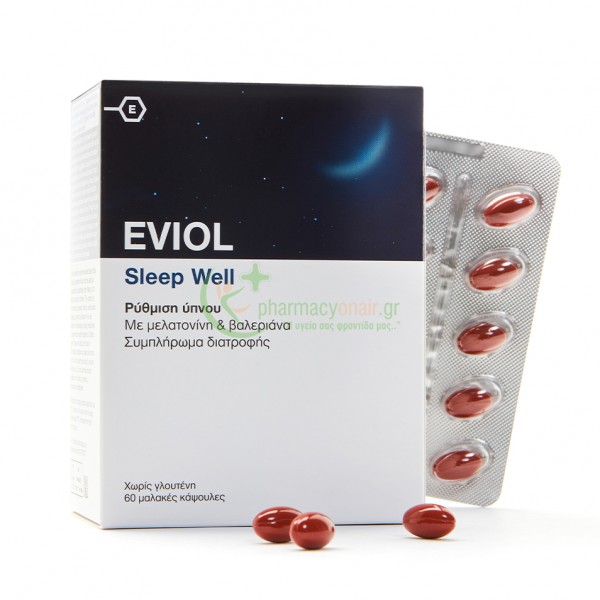 EVIOL - Sleep Well caps 60s Αυπνία EVIOL - Sleep Well caps 60s Αυπνία
