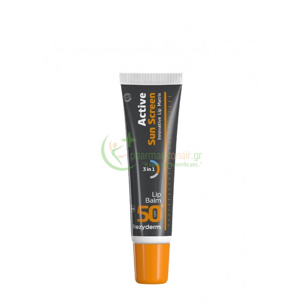 FREZYDERM - Active Sun Screen Lip Balm SPF50+ 15mL Χείλη FREZYDERM - Active Sun Screen Lip Balm SPF50+ 15mL Χείλη
