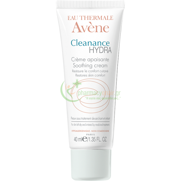 AVENE - Cleanance Hydra Creme Apaisante 40mL Ενυδάτωση - Λάμψη