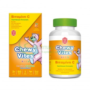 VICAN - Chewy Vites Βιταμίνη C μασώμενα ζελεδάκια 60s