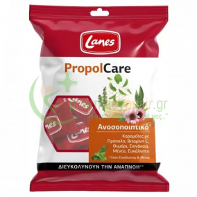 LANES - PropolCare Καραμέλες με Ευκάλυπτο & Μέντα 54gr