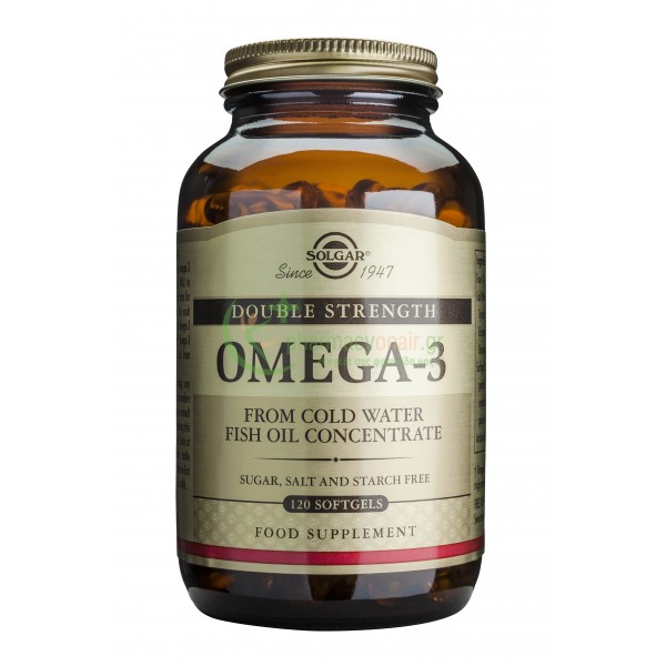SOLGAR - Omega-3 Double Strength softgels 120s Αρθρώσεις & Οστά SOLGAR - Omega-3 Double Strength softgels 120s Αρθρώσεις & Οστά