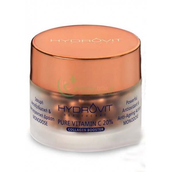HYDROVIT - Pure Vitamin C 20% Collagen Booster monodoses 60s Ενυδάτωση - Λάμψη HYDROVIT - Pure Vitamin C 20% Collagen Booster monodoses 60s Ενυδάτωση - Λάμψη