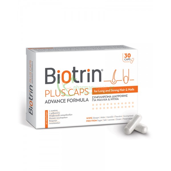 BIOTRIN - Plus Caps Advance Formula caps 30s Αντιμετώπιση Τριχόπτωσης