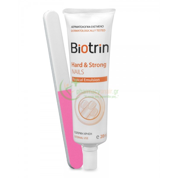 BIOTRIN - Hard & Strong Nails Topical Emulsion 20mL Μαλλιά - Δέρμα - Νύχια