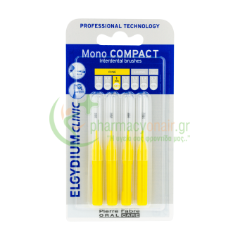 PIERRE FABRE - Elgydium Clinic Mono Compact Yellow (0.5) 4τμχ