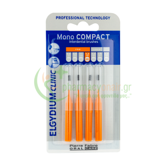 PIERRE FABRE - Elgydium Clinic Mono Compact Orange (0.6) 4τμχ