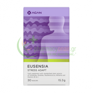 AGAN - Eusensia Stress Adapt veg caps 30s Αυπνία