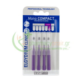 PIERRE FABRE - Elgydium Clinic Mono Compact Purple (0.8) 4τμχ
