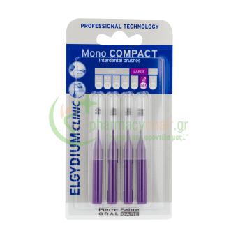 PIERRE FABRE - Elgydium Clinic Mono Compact Purple (0.8) 4τμχ