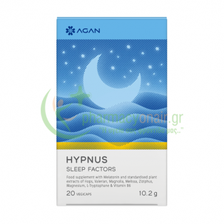 AGAN - Hypnus Sleep Factors veg caps 20s Αυπνία