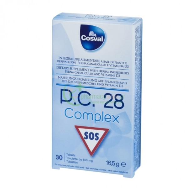 COSVAL - P.C. 28 Complex tabs 30s Μυϊκοί Πόνοι COSVAL - P.C. 28 Complex tabs 30s Μυϊκοί Πόνοι