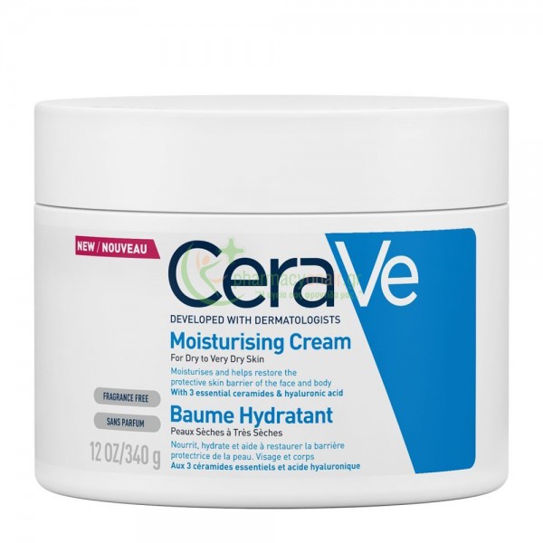 CERAVE - Moisturising Cream 340gr Ενυδάτωση - Λάμψη CERAVE - Moisturising Cream 340gr Ενυδάτωση - Λάμψη