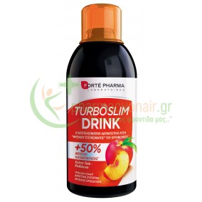 FORTE PHARMA - Turbo Slim Drink Τσάι-Ροδάκινο 500mL