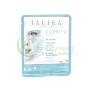 TALIKA - Bio Enzymes Hydrating Μάσκα Ενυδάτωσης 1τμχ Πρώτες Ρυτίδες 25+