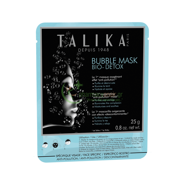 TALIKA - Bubble Mask Bio Detox 1τμχ Πρώτες Ρυτίδες 25+