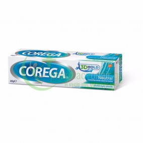 COREGA - 3D Hold Neutral Στερεωτική Κρέμα Οδοντοστοιχιών 40gr