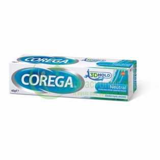 COREGA - 3D Hold Neutral Στερεωτική Κρέμα Οδοντοστοιχιών 40gr ΣΤΟΜΑΤΙΚΗ ΥΓΙΕΙΝΗ