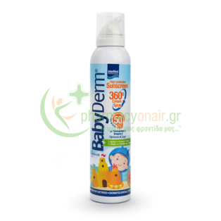 INTERMED - BabyDerm Invisible Sunscreen Spray SPF50+ για Παιδιά 200mL