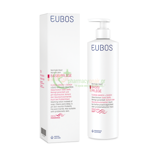 EUBOS - Liquid Washing Emulsion Red 400mL Καθαρισμός προσώπου - Ντεμακιγιάζ EUBOS - Liquid Washing Emulsion Red 400mL Καθαρισμός προσώπου - Ντεμακιγιάζ