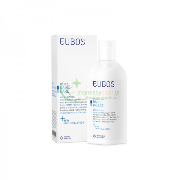 EUBOS - Cream Bath Oil 200mL Αφρόλουτρα - Υγρά Καθαρισμού EUBOS - Cream Bath Oil 200mL Αφρόλουτρα - Υγρά Καθαρισμού