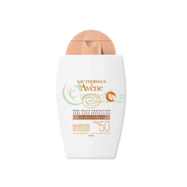 AVENE - Fluide Mineral Teinte SPF50+ 40mL Αντηλιακά Σώματος AVENE - Fluide Mineral Teinte SPF50+ 40mL Αντηλιακά Σώματος