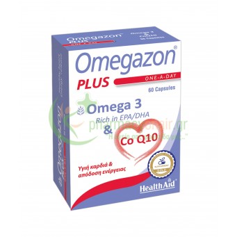 HEALTH AID - Omegazon Plus (Ω3 + CoQ10) caps 60s