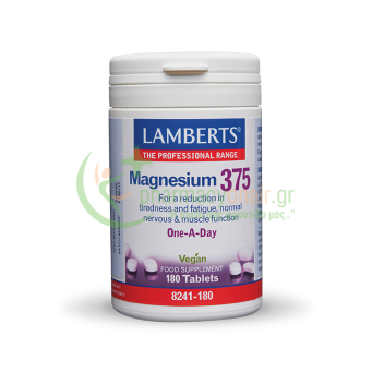 LAMBERTS - Magnesium 375 tabs 180s