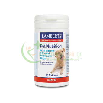 LAMBERTS - Pet Nutrition Multi Vitamin & Mineral Formula for Dogs tabs 90s
