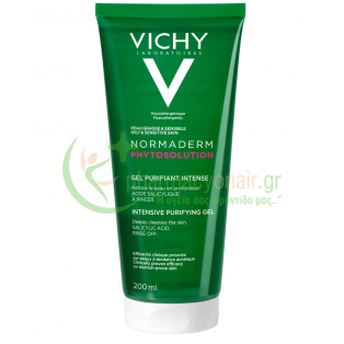 VICHY - Normaderm Phytosolution Gel Καθαρισμού Προσώπου 200mL