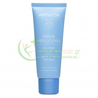 APIVITA - Aqua Beelicious Κρέμα-Gel Ενυδάτωσης Ελαφριάς Υφής Oil-Free 40mL Ενυδάτωση - Λάμψη