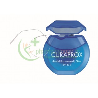 CURAPROX - Οδοντικό Νήμα Κερωμένο DF 834 50m Κακοσμία Στόματος