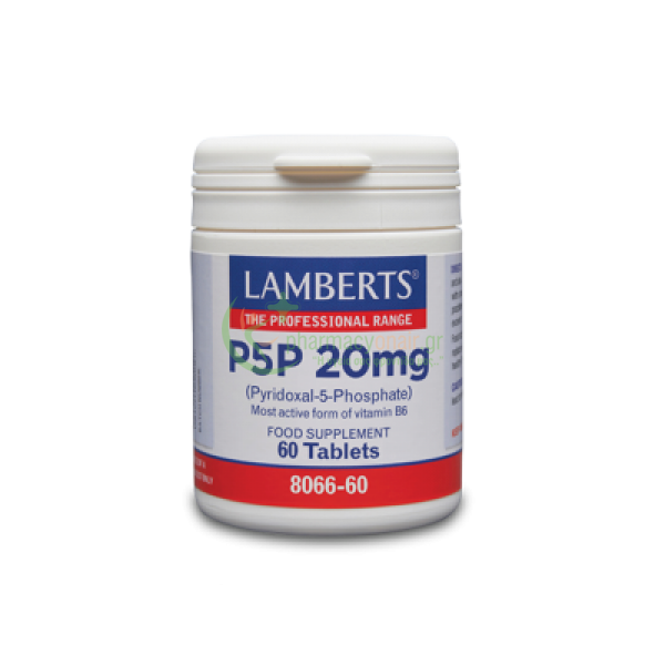 LAMBERTS - P5P 20mg tabs 60s LAMBERTS - P5P 20mg tabs 60s