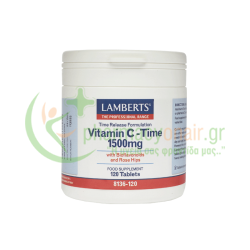 LAMBERTS - Vitamin C Time Release 1500mg tabs 120s